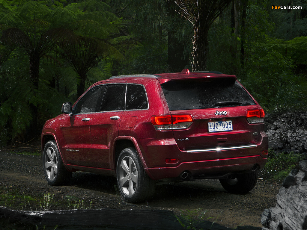 Jeep Grand Cherokee Overland AU-spec (WK2) 2013 wallpapers (1024 x 768)