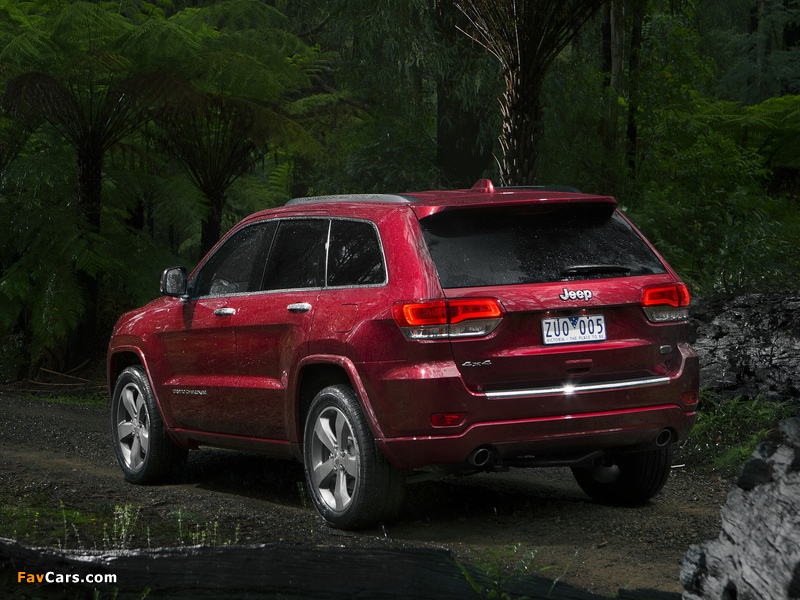 Jeep Grand Cherokee Overland AU-spec (WK2) 2013 wallpapers (800 x 600)