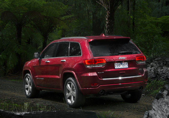 Jeep Grand Cherokee Overland AU-spec (WK2) 2013 wallpapers