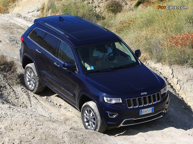 Jeep Grand Cherokee Overland EU-spec (WK2) 2013 wallpapers (640 x 480)