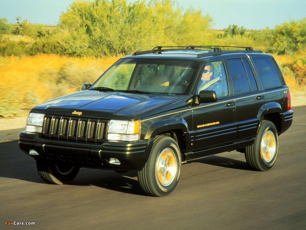 Jeep Grand Cherokee Limited (ZJ) 1996–98 pictures (1024 x 768)