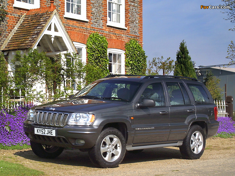 Jeep Grand Cherokee Overland UK-spec (WJ) 2001–03 pictures (800 x 600)