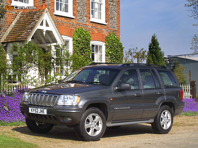 Jeep Grand Cherokee Overland UK-spec (WJ) 2001–03 pictures (640 x 480)