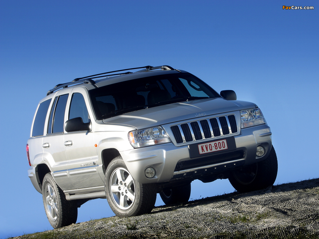 Jeep Grand Cherokee Overland (WJ) 2002–04 pictures (1024 x 768)
