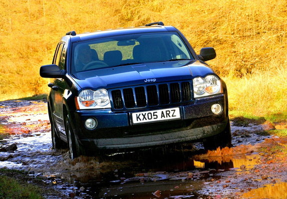 Jeep Grand Cherokee CRD Limited UK-spec (WK) 2005–07 images