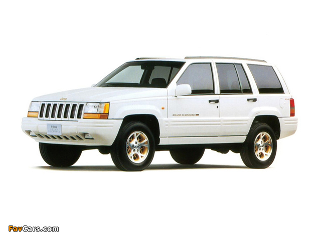 Photos of Jeep Grand Cherokee Limited JP-spec (ZJ) 1996–98 (640 x 480)