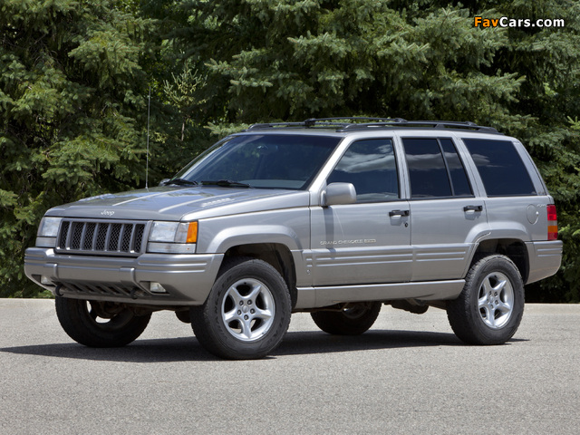 Photos of Jeep Grand Cherokee 5.9 Limited (ZJ) 1998 (640 x 480)