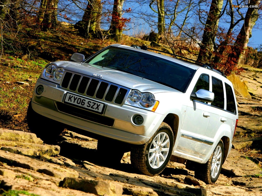 Photos of Jeep Grand Cherokee CRD Limited UK-spec (WK) 2005–07 (1024 x 768)