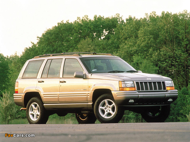 Pictures of Jeep Grand Cherokee 5.9 Limited UK-spec (ZJ) 1998 (640 x 480)