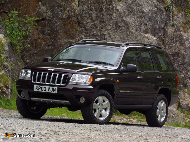 Pictures of Jeep Grand Cherokee UK-spec (WJ) 2003–04 (640 x 480)