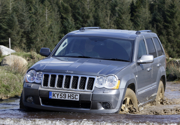 Pictures of Jeep Grand Cherokee Overland UK-spec (WK) 2008–10