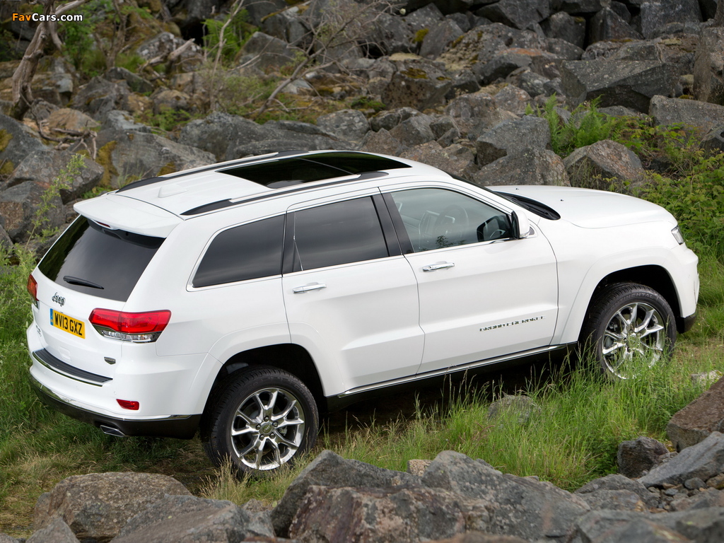 Pictures of Jeep Grand Cherokee Summit UK-spec (WK2) 2013 (1024 x 768)