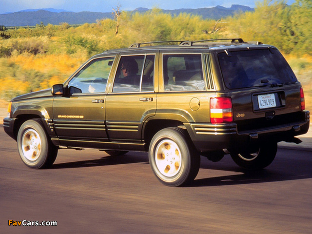Pictures of Jeep Grand Cherokee Limited (ZJ) 1996–98 (640 x 480)