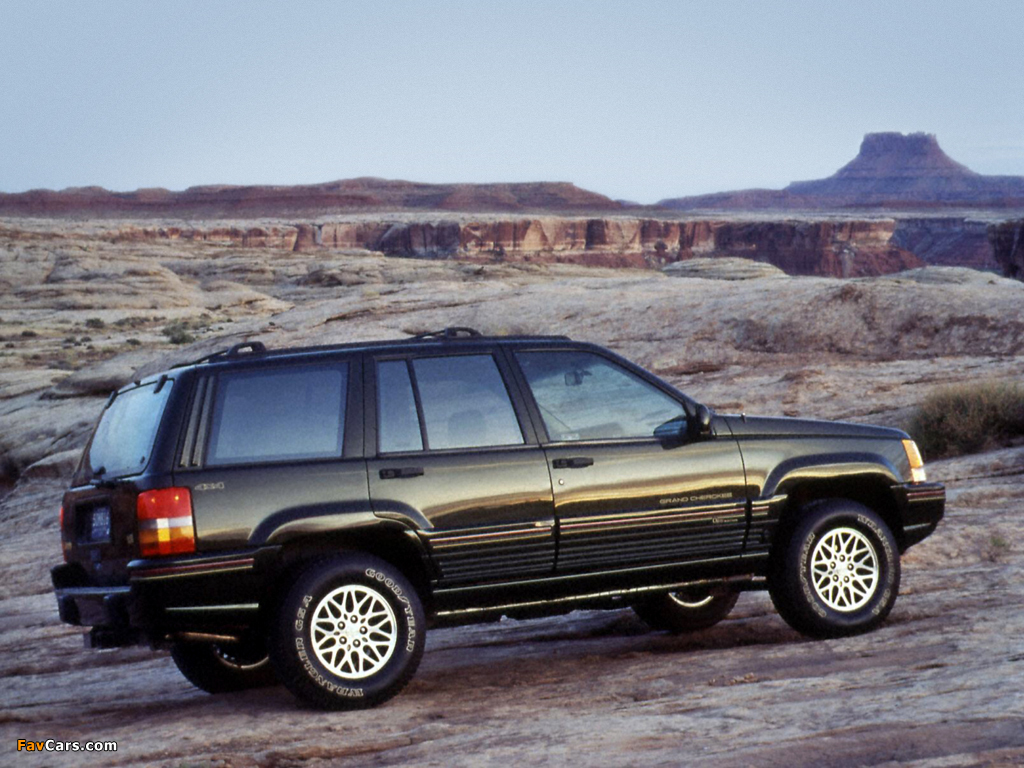 Jeep Grand Cherokee Orvis (ZJ) 1995–97 wallpapers (1024 x 768)