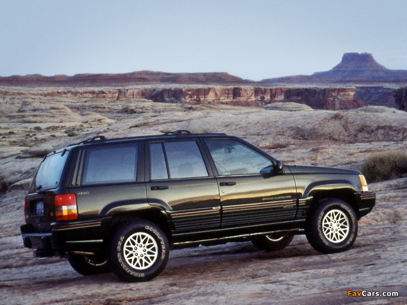 Jeep Grand Cherokee Orvis (ZJ) 1995–97 wallpapers (800 x 600)