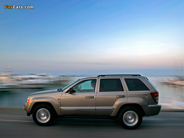 Jeep Grand Cherokee CRD Limited (WK) 2005–07 wallpapers (640 x 480)