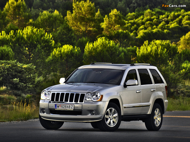 Jeep Grand Cherokee CRD Overland (WK) 2008–10 wallpapers (800 x 600)