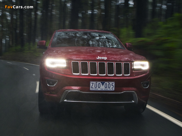 Jeep Grand Cherokee Overland AU-spec (WK2) 2013 wallpapers (640 x 480)