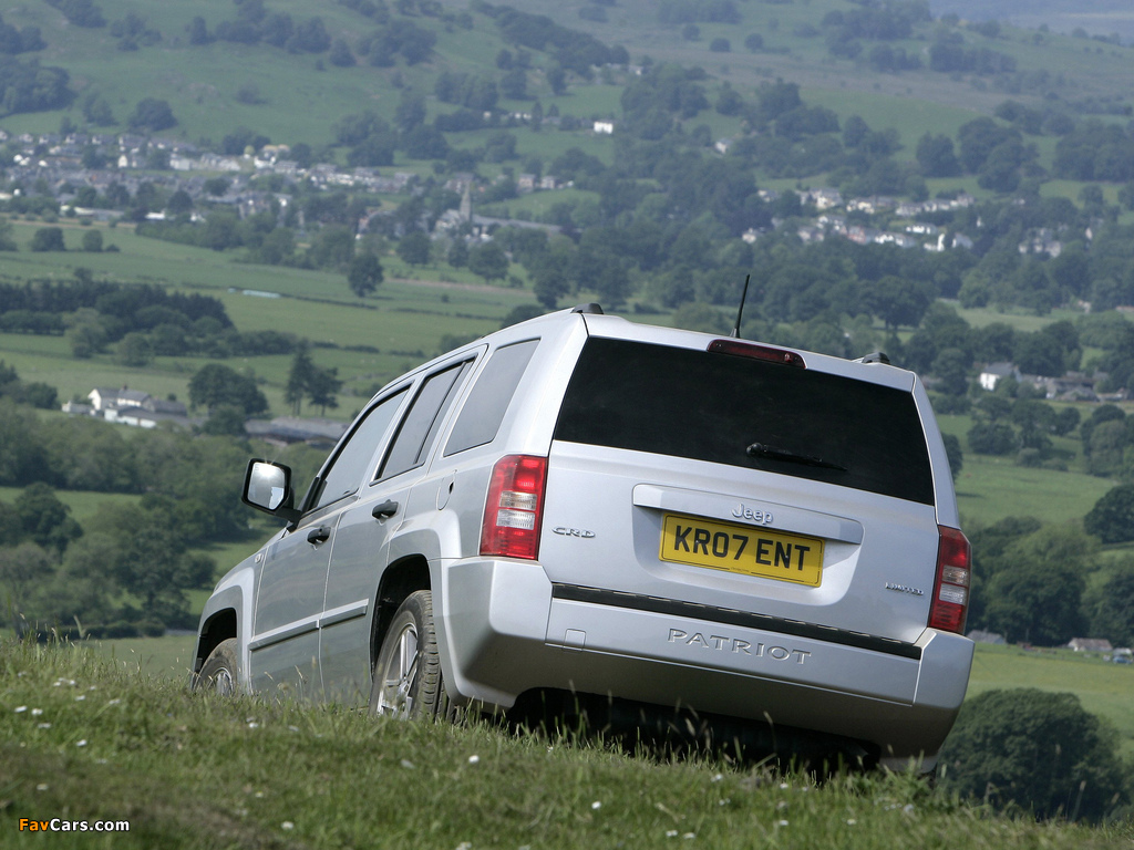 Jeep Patriot UK-spec 2007–10 photos (1024 x 768)