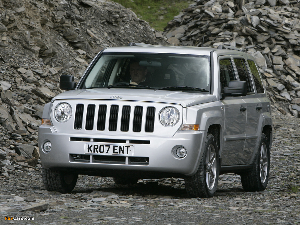 Jeep Patriot UK-spec 2007–10 wallpapers (1024 x 768)