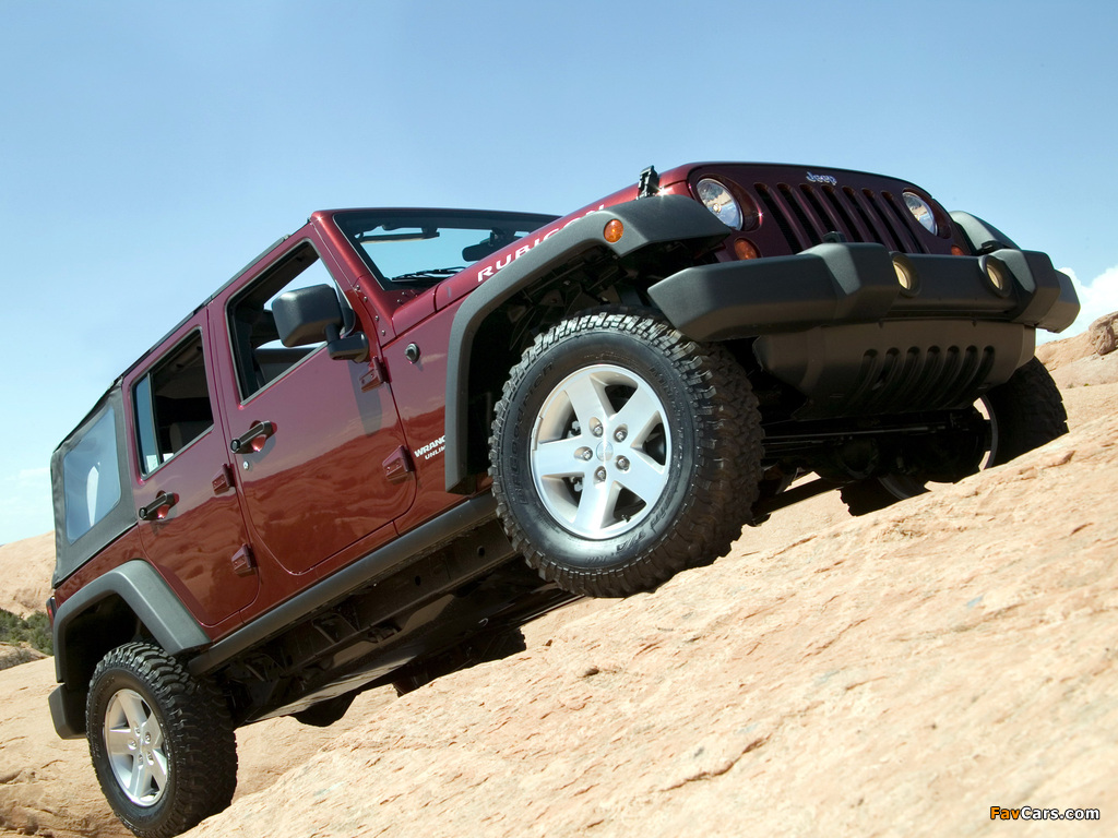 Images of Jeep Wrangler Unlimited Rubicon (JK) 2006–10 (1024 x 768)
