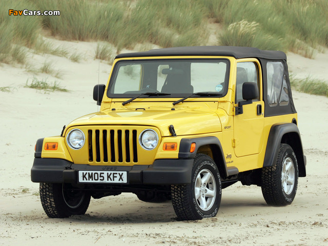 Jeep Wrangler Sport UK-spec (TJ) 1997–2006 images (640 x 480)