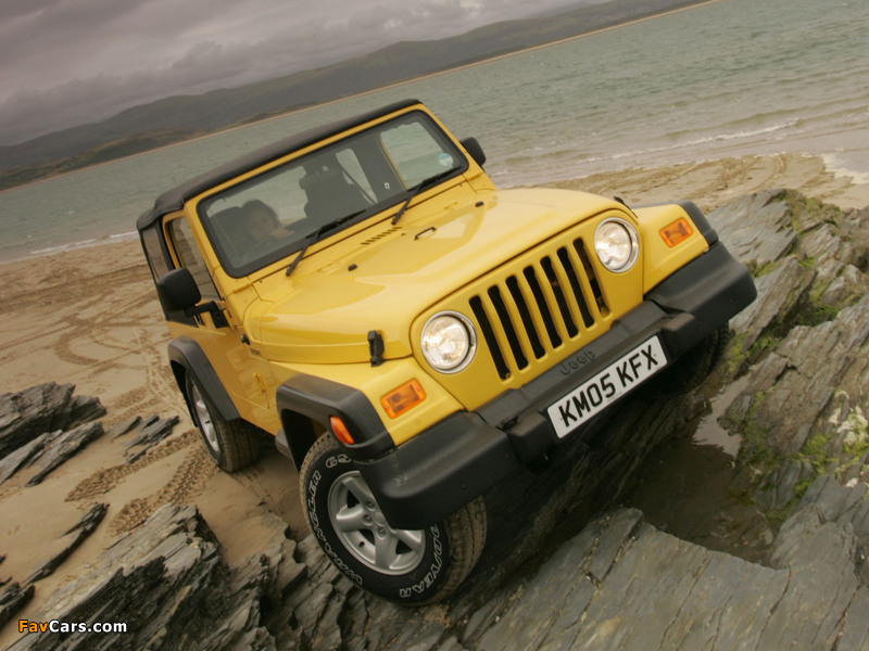 Jeep Wrangler Sport UK-spec (TJ) 1997–2006 photos (800 x 600)