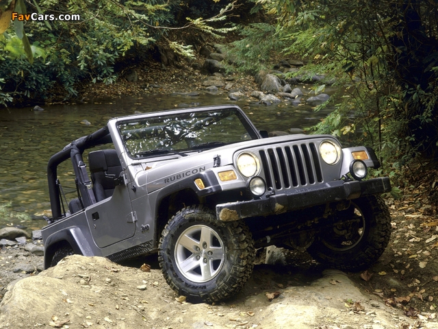 Jeep Wrangler Rubicon (TJ) 2002–06 pictures (640 x 480)