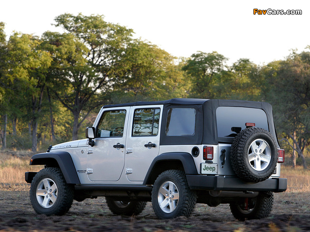 Jeep Wrangler Unlimited Rubicon (JK) 2006–10 wallpapers (640 x 480)