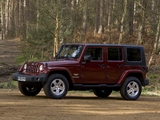 Jeep Wrangler Unlimited Sahara UK-spec (JK) 2007–11 photos