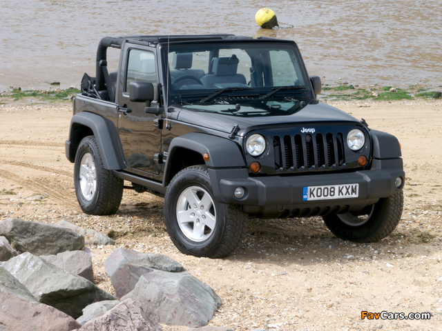 Jeep Wrangler Sport UK-spec (JK) 2007 photos (640 x 480)
