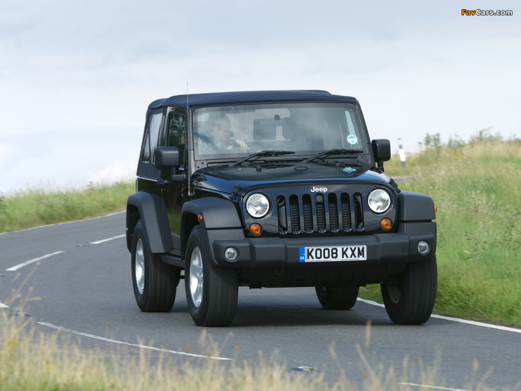 Jeep Wrangler Sport UK-spec (JK) 2007 pictures (1024 x 768)