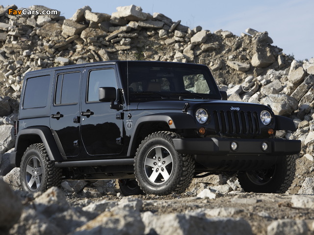 Jeep Wrangler Unlimited Call of Duty: Black Ops (JK) 2010 photos (640 x 480)