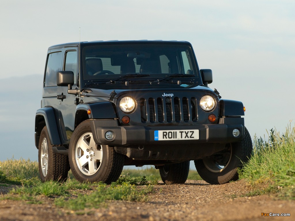 Jeep Wrangler 70th Anniversary UK-spec (JK) 2011 images (1024 x 768)