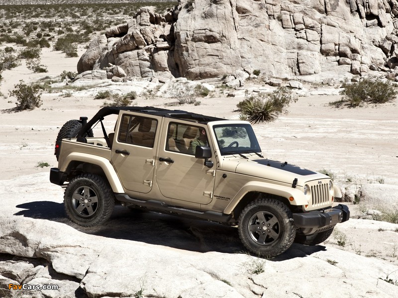 Jeep Wrangler Unlimited Mojave (JK) 2011 wallpapers (800 x 600)