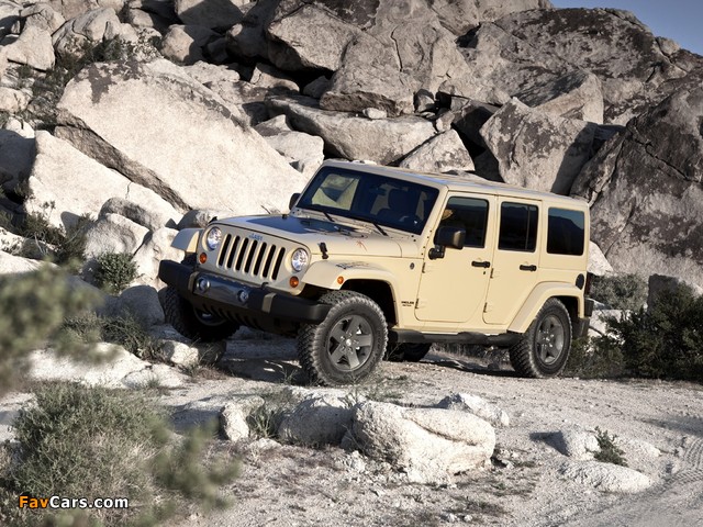 Jeep Wrangler Unlimited Mojave (JK) 2011 wallpapers (640 x 480)