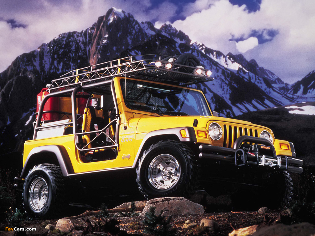 Photos of Jeep Wrangler Ultimate Rescue Concept (TJ) 1997 (1024 x 768)