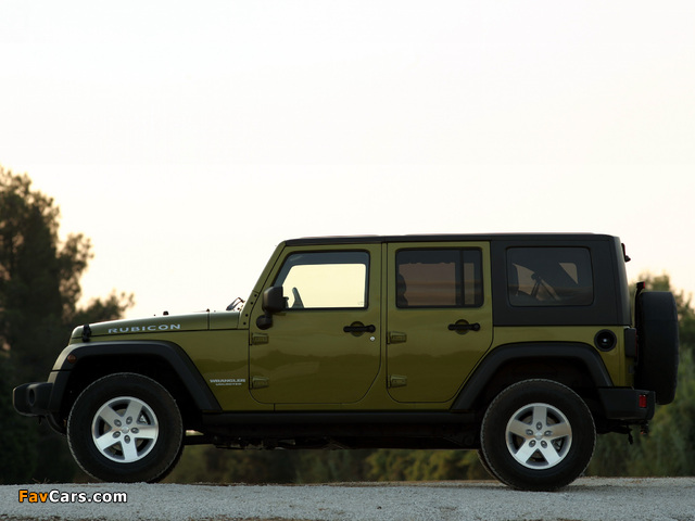 Pictures of Jeep Wrangler Unlimited Rubicon EU-spec (JK) 2007 (640 x 480)