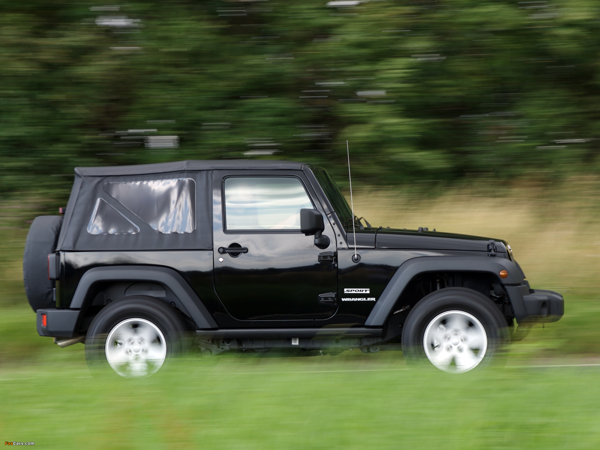 Pictures of Jeep Wrangler Sport UK-spec (JK) 2007 (2048 x 1536)