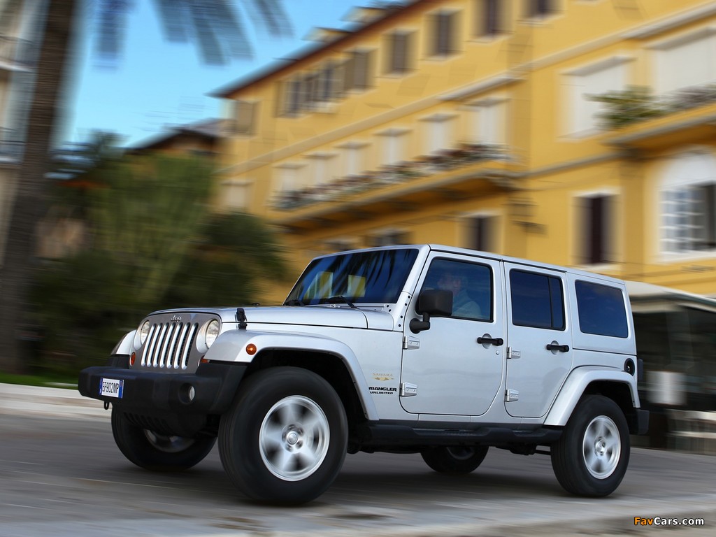Pictures of Jeep Wrangler Sahara Unlimited (JK) 2011 (1024 x 768)