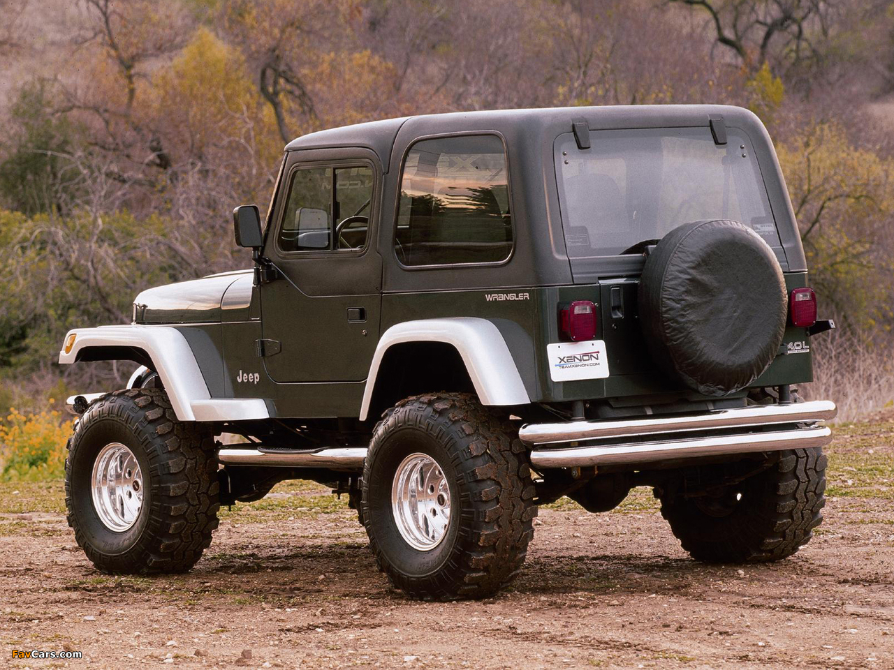 Xenon Jeep Wrangler (YJ) 1987–95 wallpapers (1280 x 960)