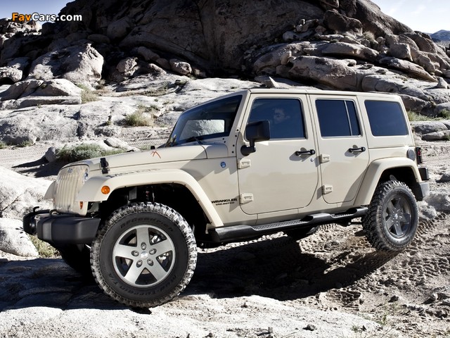 Jeep Wrangler Unlimited Mojave (JK) 2011 wallpapers (640 x 480)