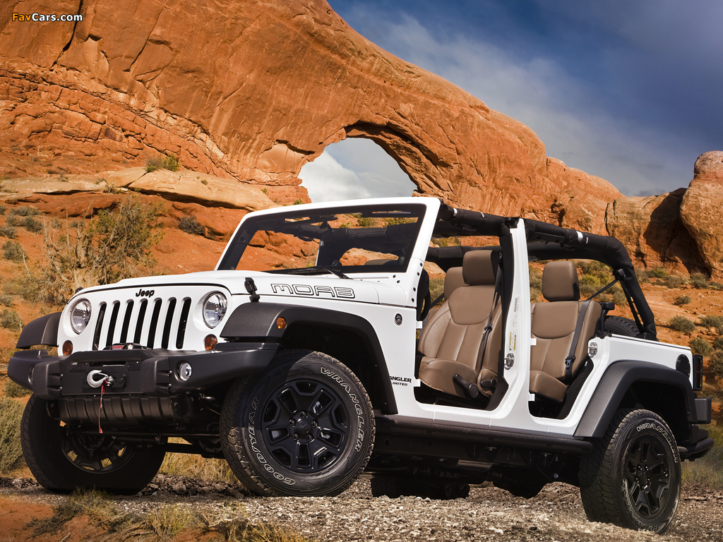 Jeep Wrangler Unlimited Moab (JK) 2012 wallpapers (1024 x 768)