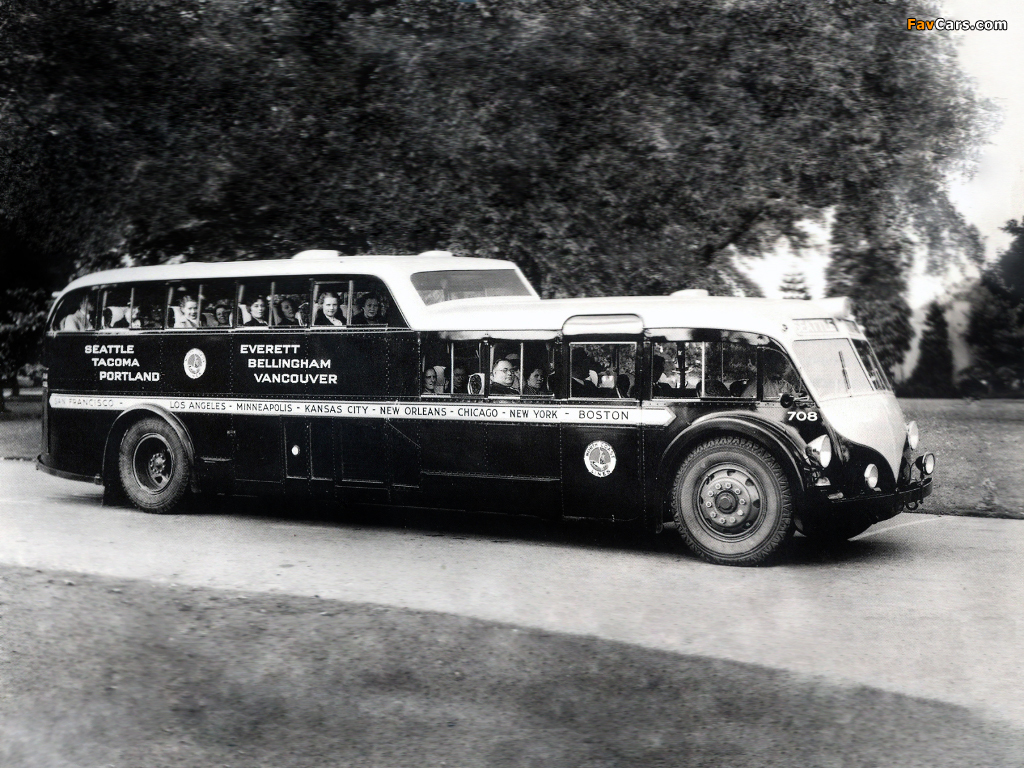 Kenworth Aluminum Bus 1935–36 wallpapers (1024 x 768)