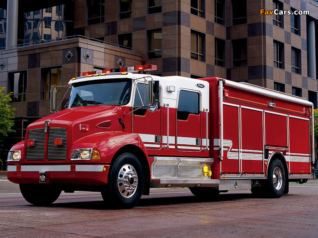 Photos of Kenworth T300 Firetruck by Pierce 1997–2002 (640 x 480)