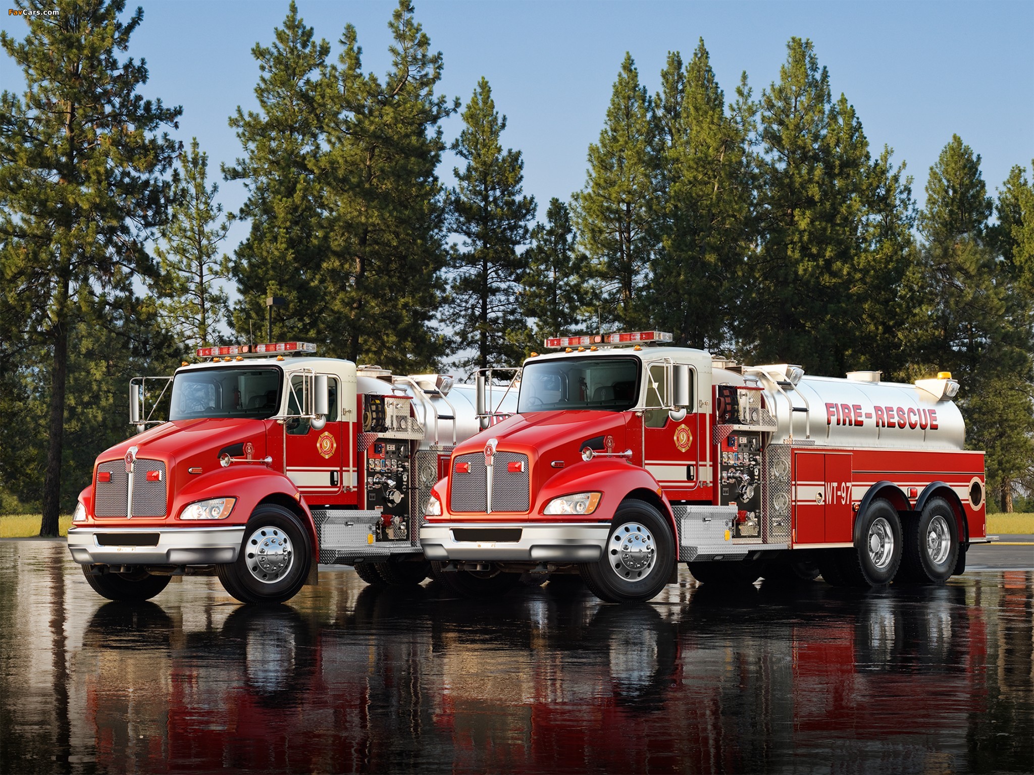 Pictures of Kenworth T370 Firetruck 2009 (2048 x 1536)