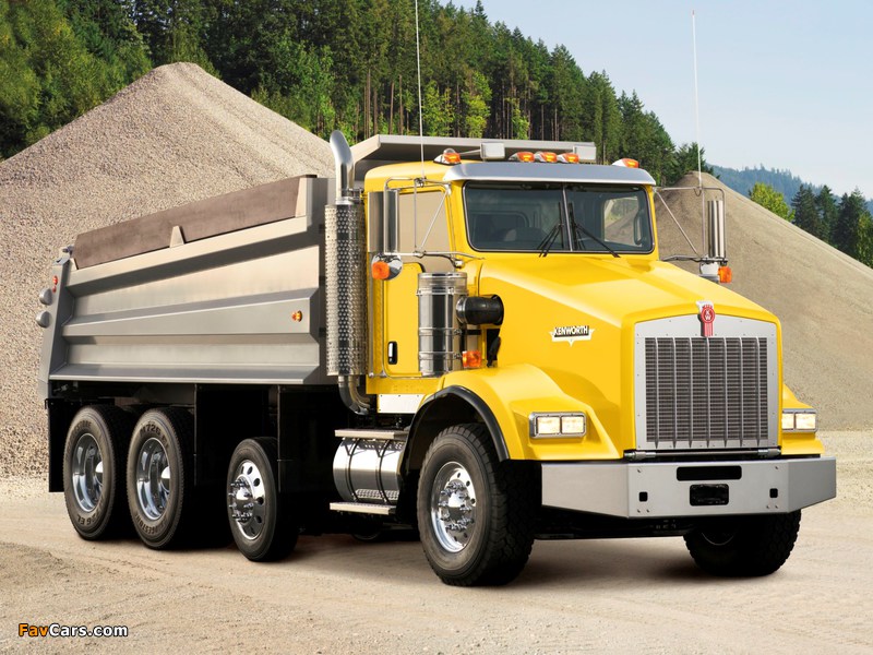 Kenworth T800 Dump Truck 2005 wallpapers (800 x 600)
