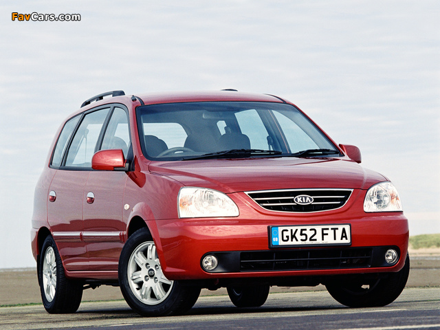 Kia Carens UK-spec 2002–06 pictures (640 x 480)