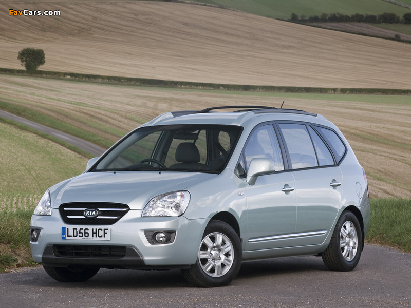 Kia Carens UK-spec (UN) 2006–10 images (800 x 600)