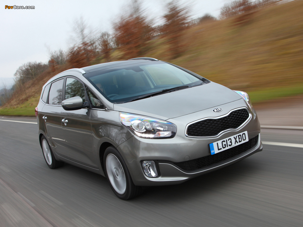 Kia Carens EcoDynamics UK-spec 2013 photos (1024 x 768)